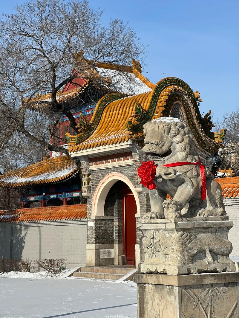 寺庙琉璃瓦
